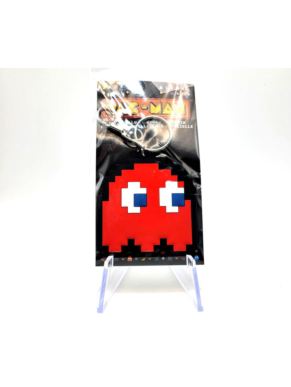 Pac-Man Blinky Ghost Keychain - Official Licensed - New